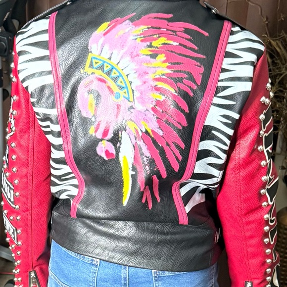 4th sale Faux leather jacket - Picture 4 of 4
